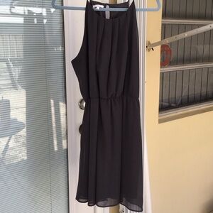 Maurices Charcoal Gray Sleeveless Midi Dress